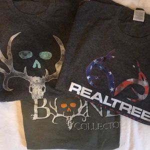 Realtree and Bone collector long sleeved shirts!
